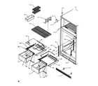 Amana TXI21A3-P1182006W cabinet shelving tsi/ts/tci/tc18a3 diagram