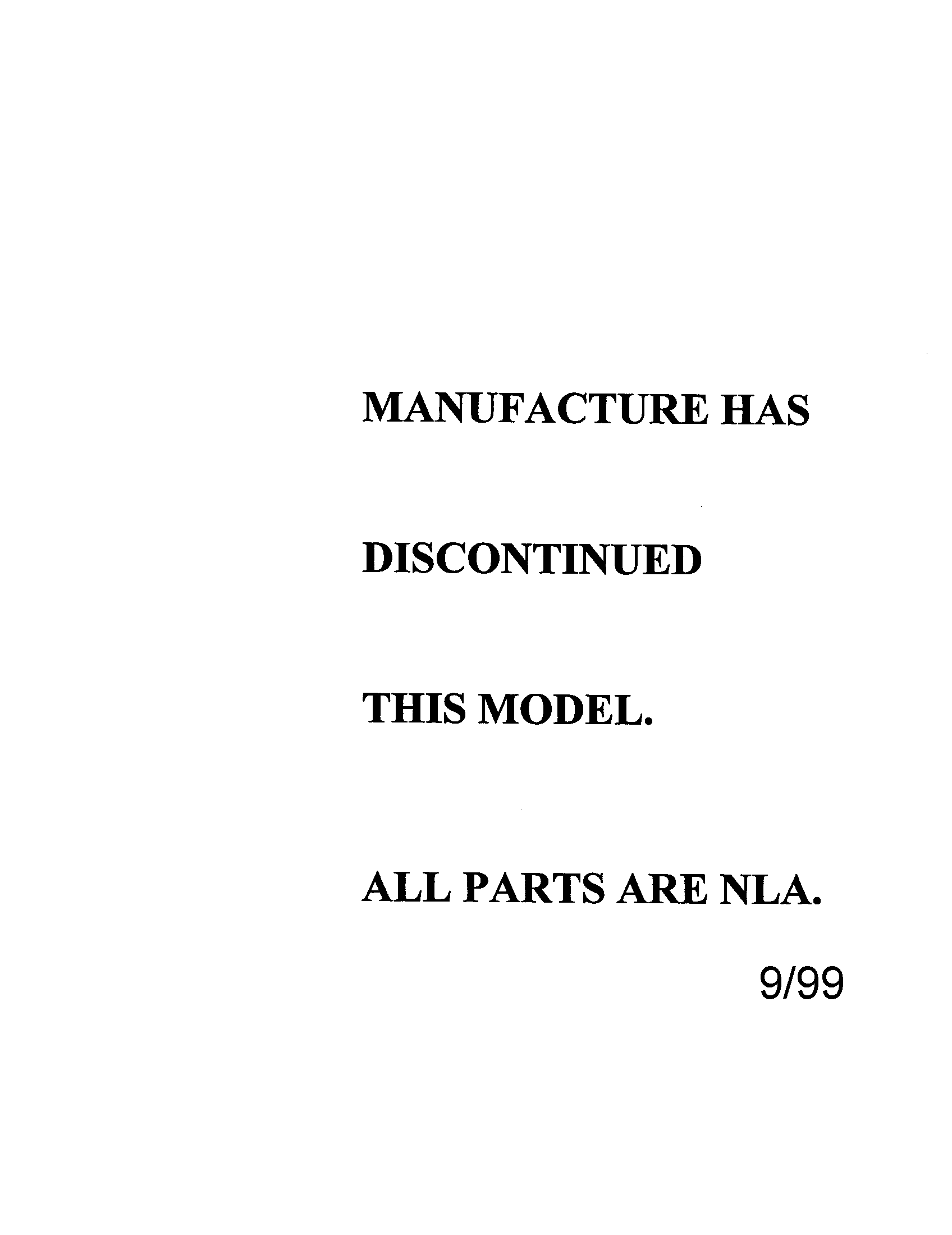 Manufactures note