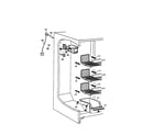 Kenmore 36357557790 freezer section diagram