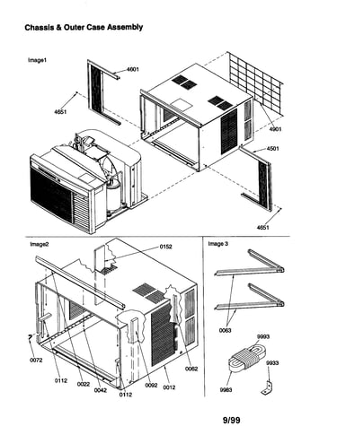 Chassis and outer case assembly