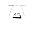 Sears 308780111 cabin tent diagram