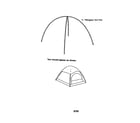 Sears 308782311 dome tent diagram