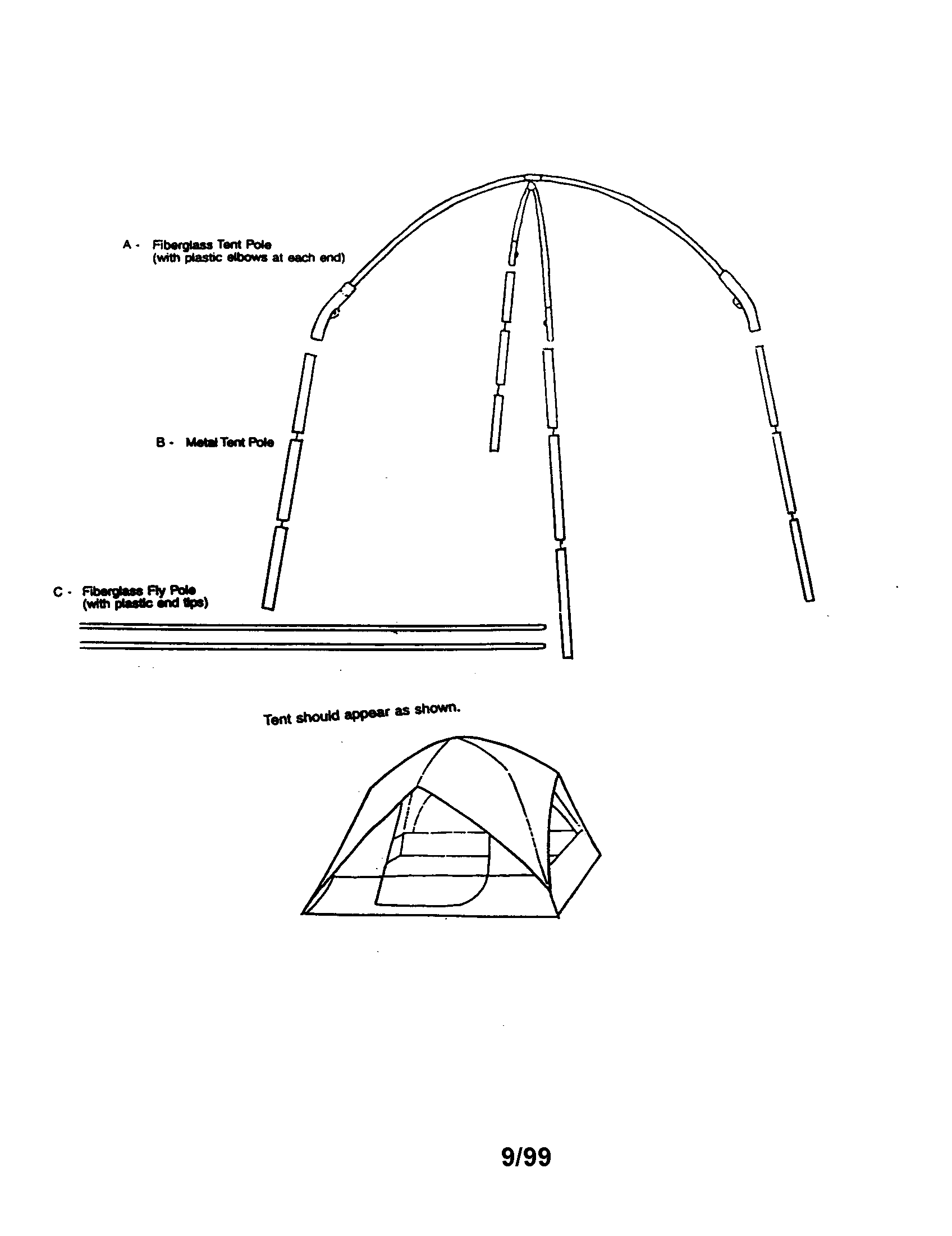 Family cabin tent 308791250