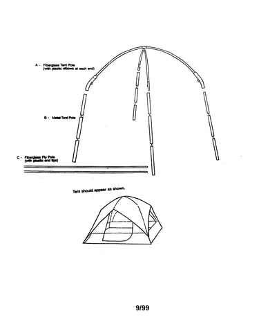Family cabin tent 308791250
