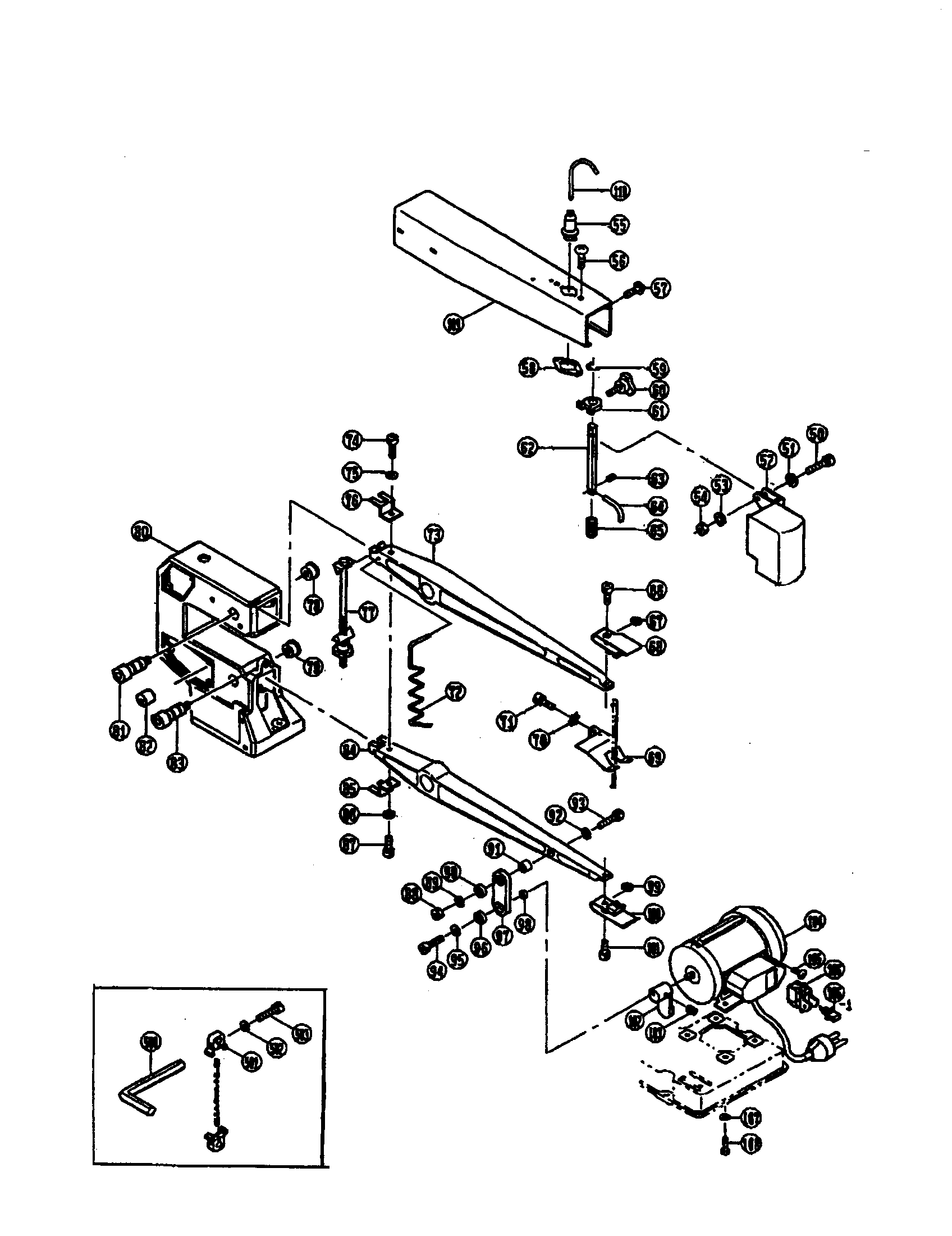 Lower arm rocker