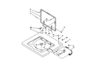 Kenmore 11098764792 washer top and lid diagram