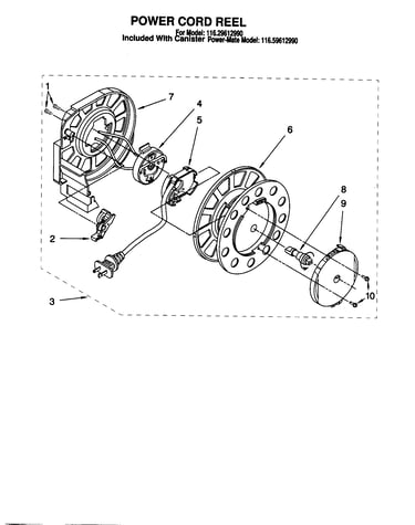 Power cord reel