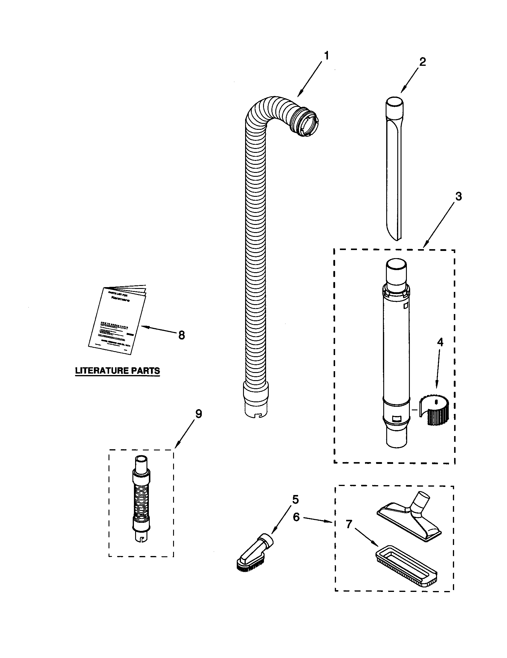 Hose and attachments