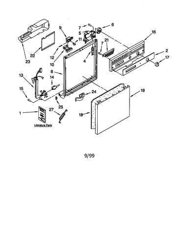 Frame and console
