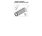 Kenmore 11098752791 side exhaust extension kit diagram