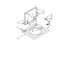 Kenmore 11098752792 washer top and lid diagram