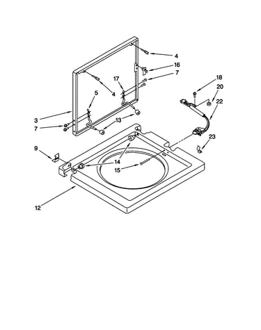 Washer top and lid