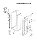 Refrigerator door