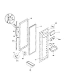 Refrigerator door