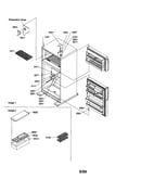 Hinges/freezer shelves/accessories