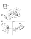 Evaporator/fan motor assembly