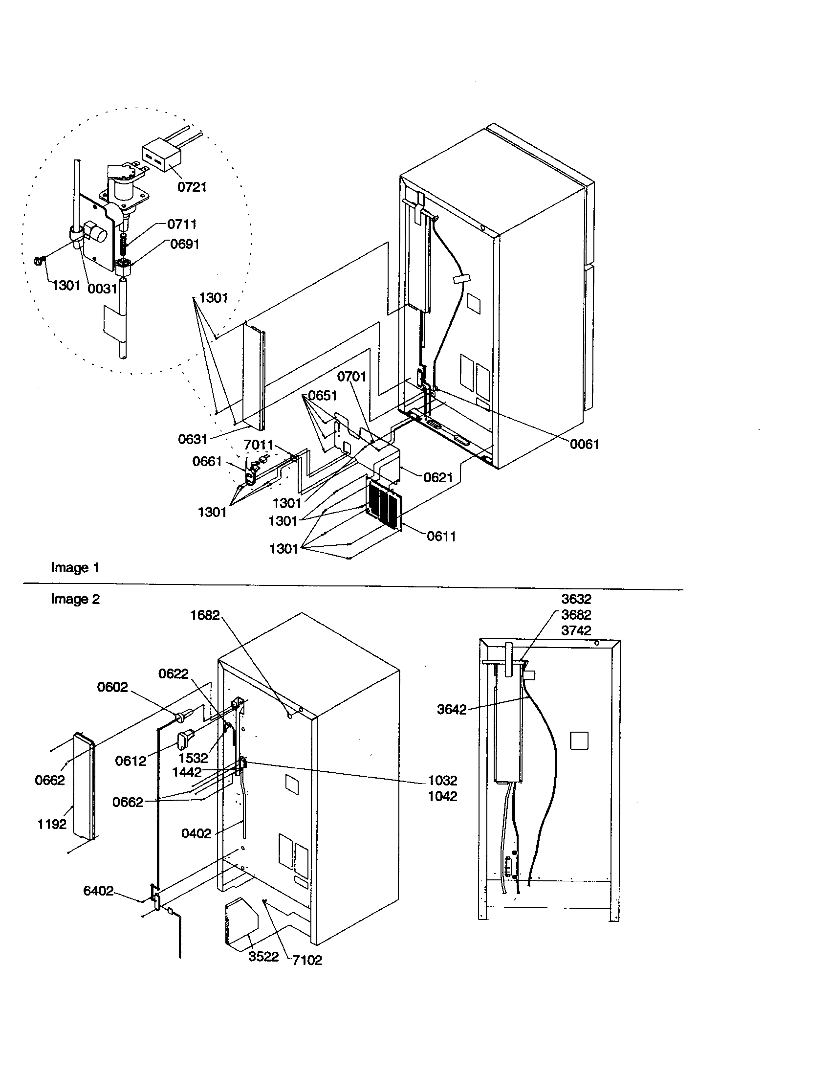 Cabinet back