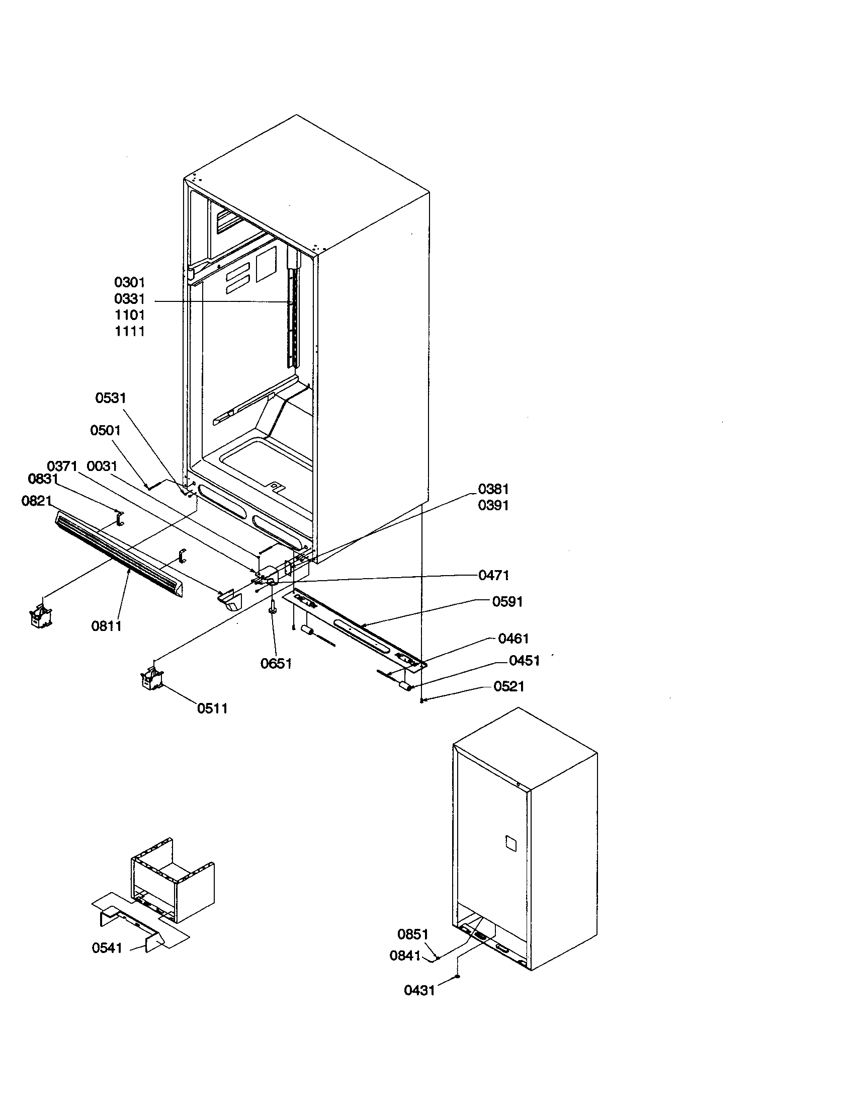 Ladders/lower cabinet
