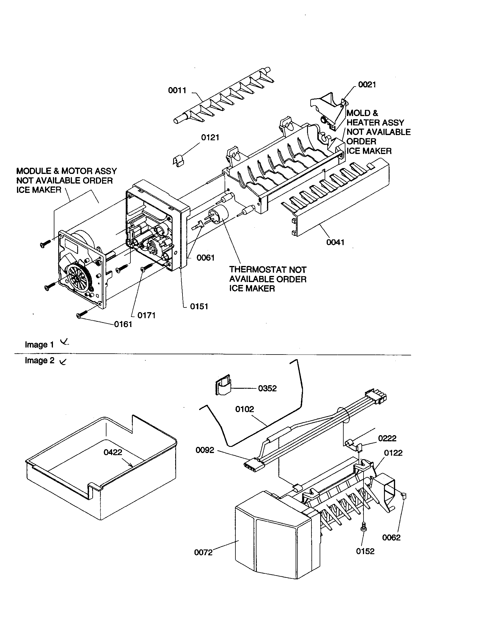 Ice maker assembly