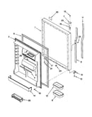 Refrigerator door