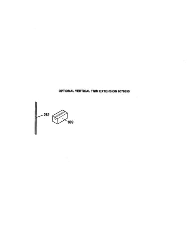 Optional vertical trim extension