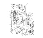 Kenmore 11639912990 dust compartment and motor diagram