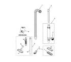 Kenmore 11639912990 hose and attachment diagram