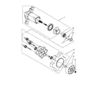 Kenmore 11639912990 agitator motor and gear assembly diagram