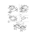 Amana TR25V2E-P1316102WE shelving assembly diagram