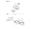 Amana TM18V2W-P1318006WW shelving assembly diagram