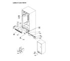 Amana TC18VW-P1315707WW ladders and lower cabinet diagram