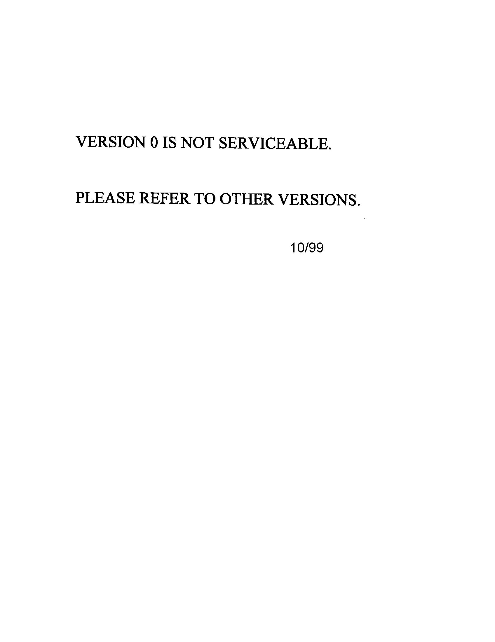 Manufacture's note