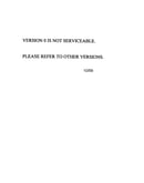 Manufacture's note