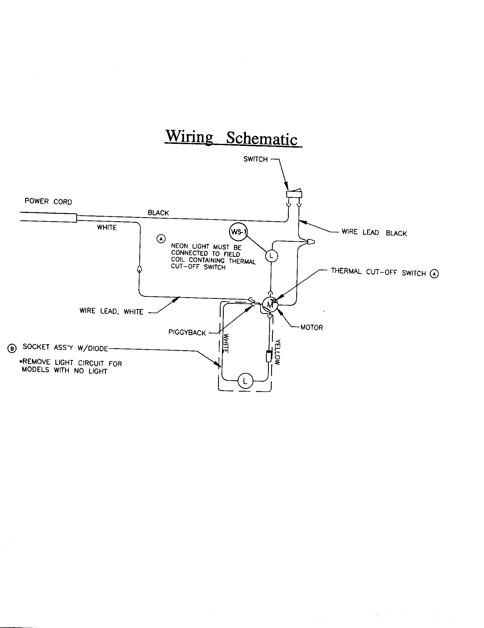 Wiring schematic