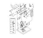 Whirlpool LEQ8857HQ1 top and console diagram