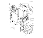 Whirlpool LEW8858HQ1 cabinet diagram