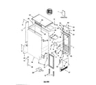 Whirlpool GI1500XHN0 cabinet liner and door diagram
