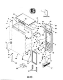 Cabinet liner and door