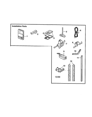Installation parts