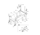 Amana BRF20TL-P1199201WL bottom hinge and roller assembly diagram