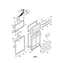 Kenmore 25370152990 door diagram