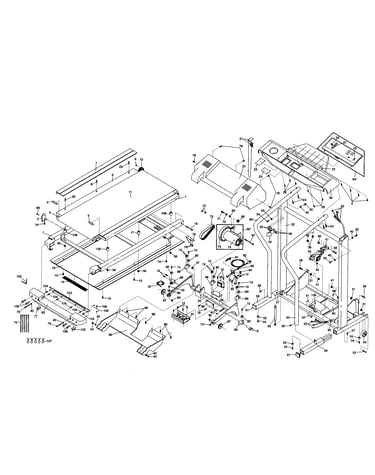 Treadmill and motor