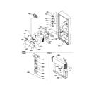 Amana BCI20TL-P1309701WL evaporator and freezer control diagram