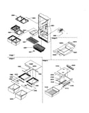 Shelving assemblies