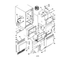 KitchenAid KUIS185GBT0 cabinet liner and door diagram