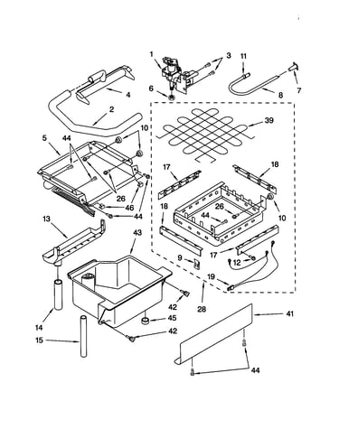 Evaporator/ice cutter/water