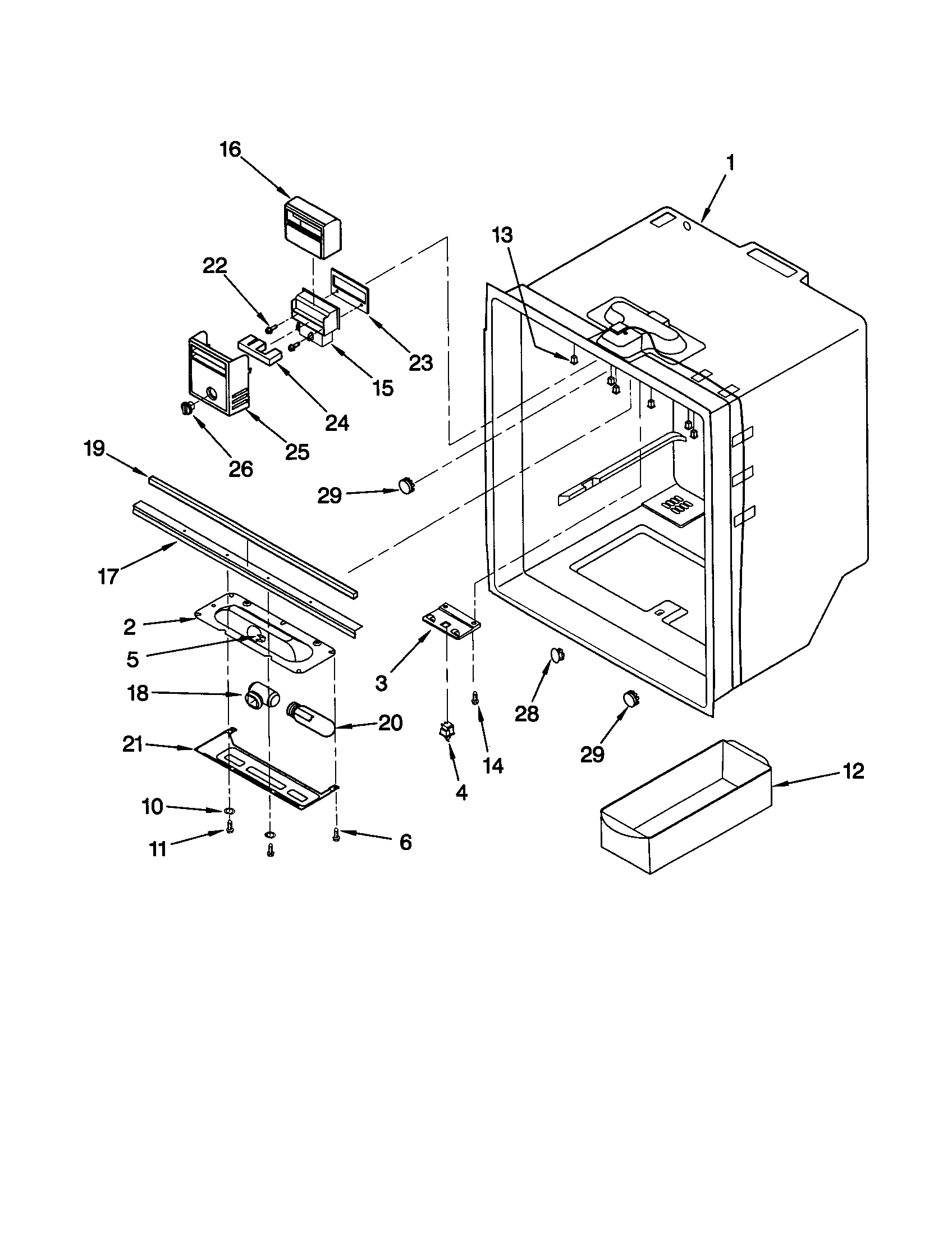 Refrigerator liner