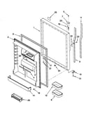 Refrigerator door