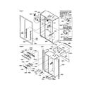 Amana S148CA03-P1305501W ladders and light shields diagram