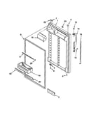 Refrigerator door
